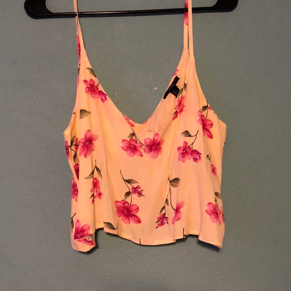 Floral crop top
